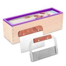 Load image into Gallery viewer, 1200g Silicone Soap Mould Rectangular Toast Loaf Mold Handmade Form Soap Making Tool Supplies Wooden Box Cake Decorating Tools