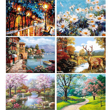 Load image into Gallery viewer, GATYZTORY 40×50CM DIY Painting By Numbers Picture Colouring Zero Basis HandPainted Oil Painting Unique Gift Home Decor
