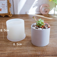 Load image into Gallery viewer, Silicone Molds for Concrete Cement Pots DIY Round Planter Pot Mold Garden Vase Molds
