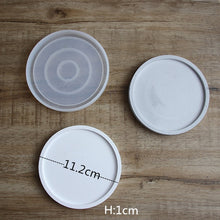 Load image into Gallery viewer, Silicone Molds for Concrete Cement Pots DIY Round Planter Pot Mold Garden Vase Molds

