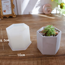 Load image into Gallery viewer, Silicone Molds for Concrete Cement Pots DIY Round Planter Pot Mold Garden Vase Molds
