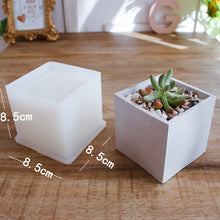 Load image into Gallery viewer, Silicone Molds for Concrete Cement Pots DIY Round Planter Pot Mold Garden Vase Molds

