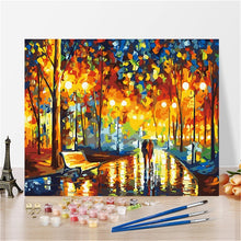 Load image into Gallery viewer, Imagine Scenery Paint By Numbers Hand Painted Home Decor Kits Drawing Canvas DIY Oil Coloring Painting Pictures By Numbers
