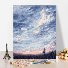 Load image into Gallery viewer, Imagine Scenery Paint By Numbers Hand Painted Home Decor Kits Drawing Canvas DIY Oil Coloring Painting Pictures By Numbers
