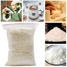 Load image into Gallery viewer, High Qualit 1000g/Pack 100% Pure Soy Wax for Candle Making DIY Candle Material Flake Candle Wax Smokeless Waxed DIY Candles
